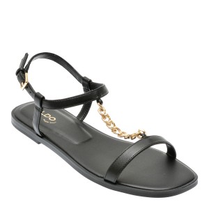 Sandale casual ALDO negre, 13740412, din piele ecologica, dama