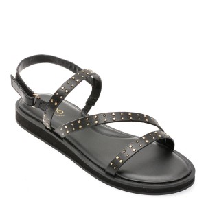 Sandale casual ALDO negre, 13740460, din piele ecologica, dama