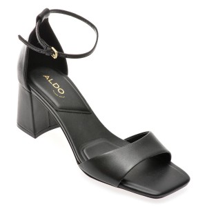 Sandale casual ALDO negre, 13774216, din piele naturala, dama