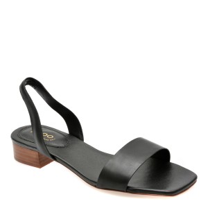 Sandale casual ALDO negre, DORENNA0011, din piele naturala, dama