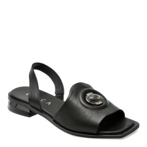 Sandale casual EPICA negre, 37217, din piele naturala, dama
