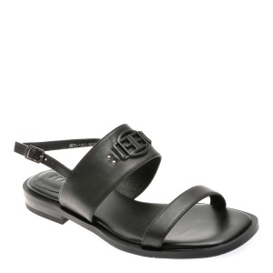 Sandale casual EPICA negre, 750503, din piele naturala, dama