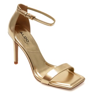 Sandale elegante ALDO aurii, 13474571, din piele ecologica, dama