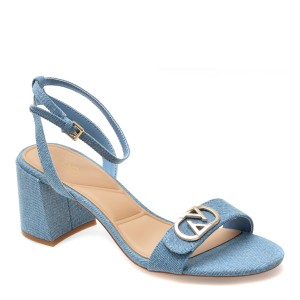 Sandale elegante ALDO bleumarin, BUNG4201, din material textil, dama