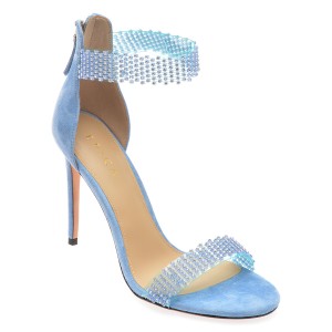 Sandale elegante EPICA albastre, 972889, din piele intoarsa, dama