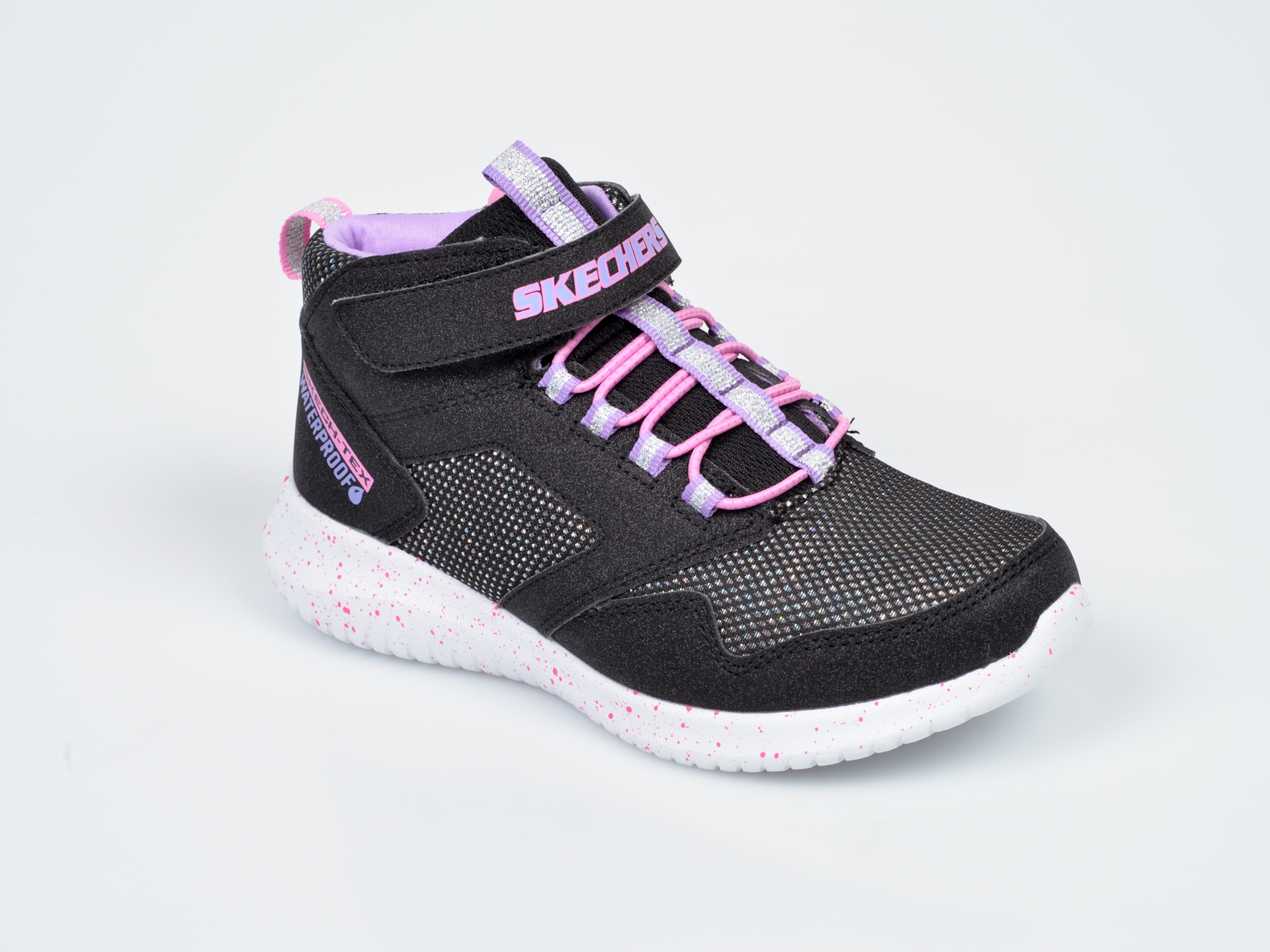 Pantofi sport SKECHERS negri, 81534L, din material textil