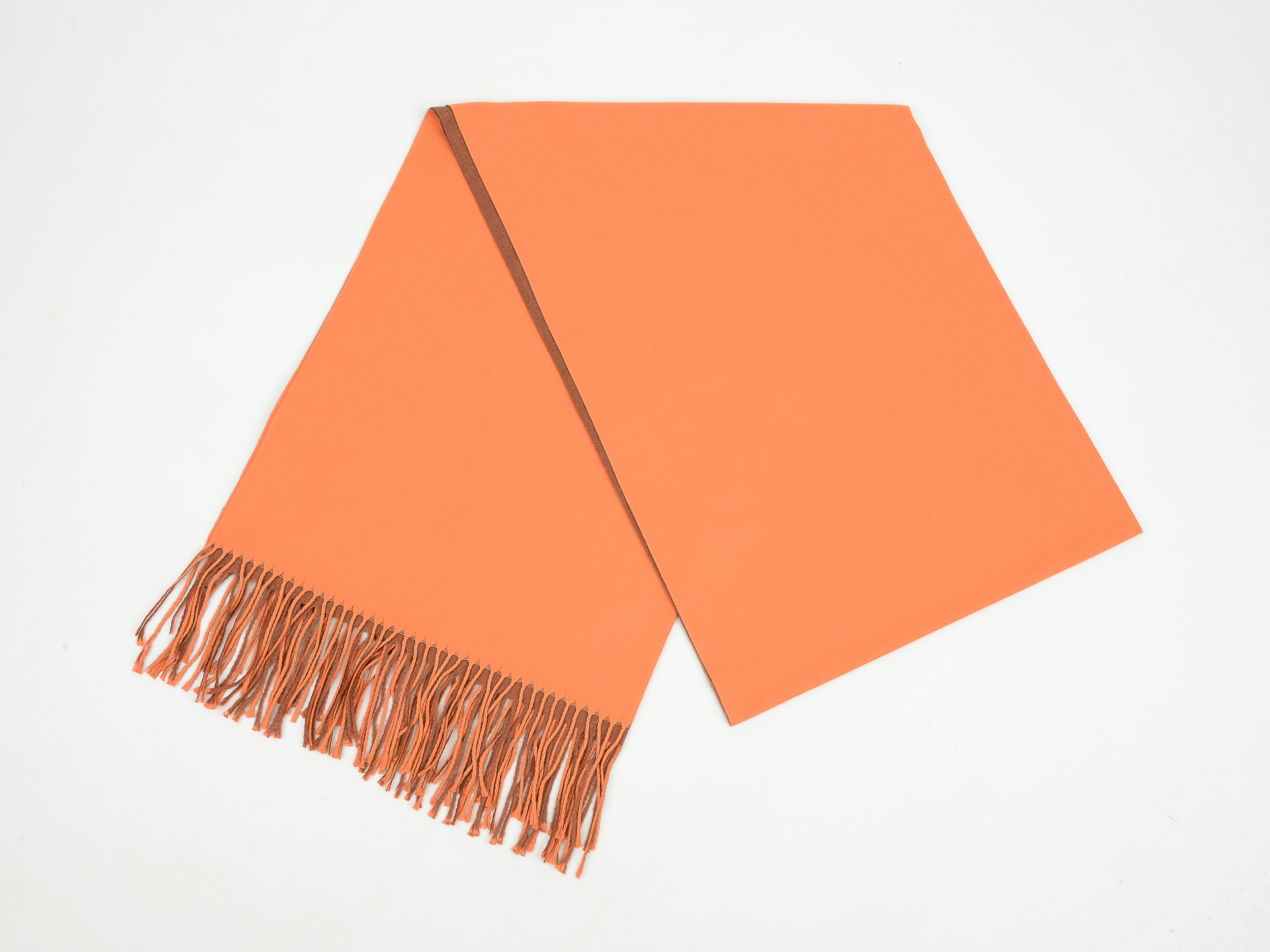 Esarfa KLOP portocalie, H80, din material textil