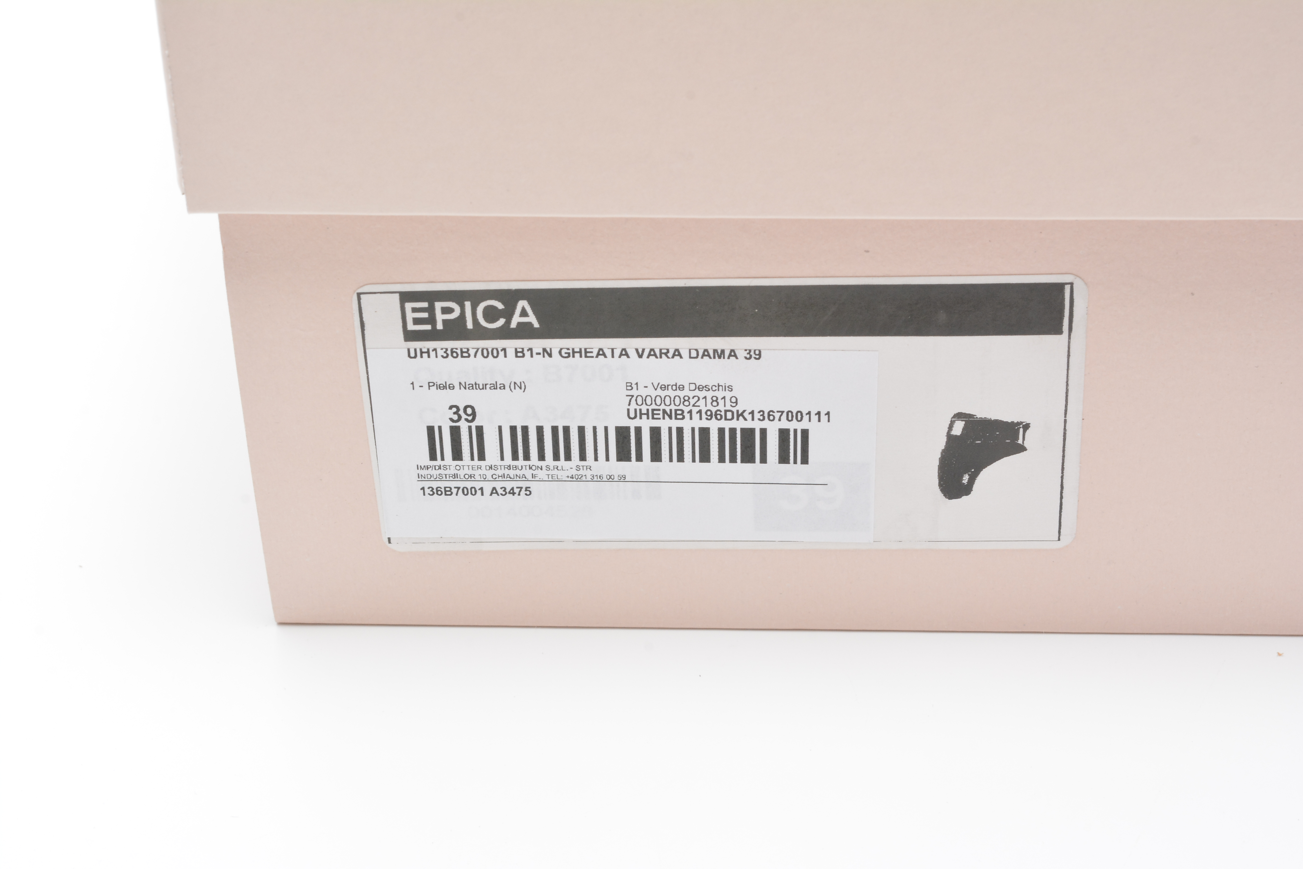 Ghete EPICA verzi, 1367001, din piele naturala 2022 ❤️ Pret Super tezyo.ro imagine noua 2022