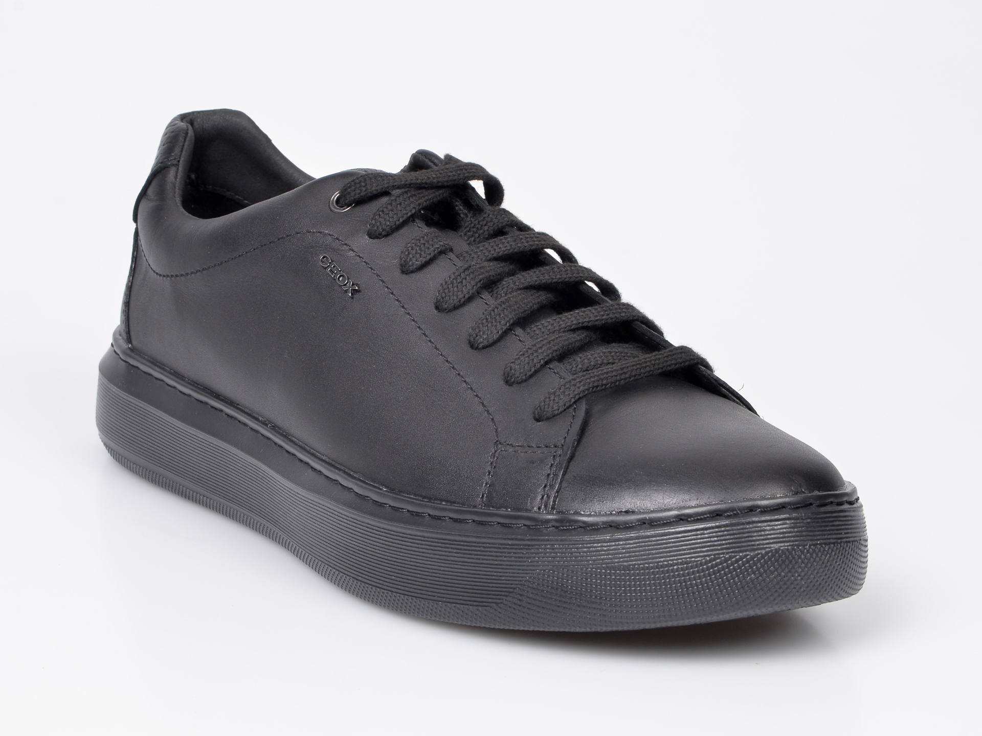 Pantofi sport GEOX negri, U845WB, din piele naturala
