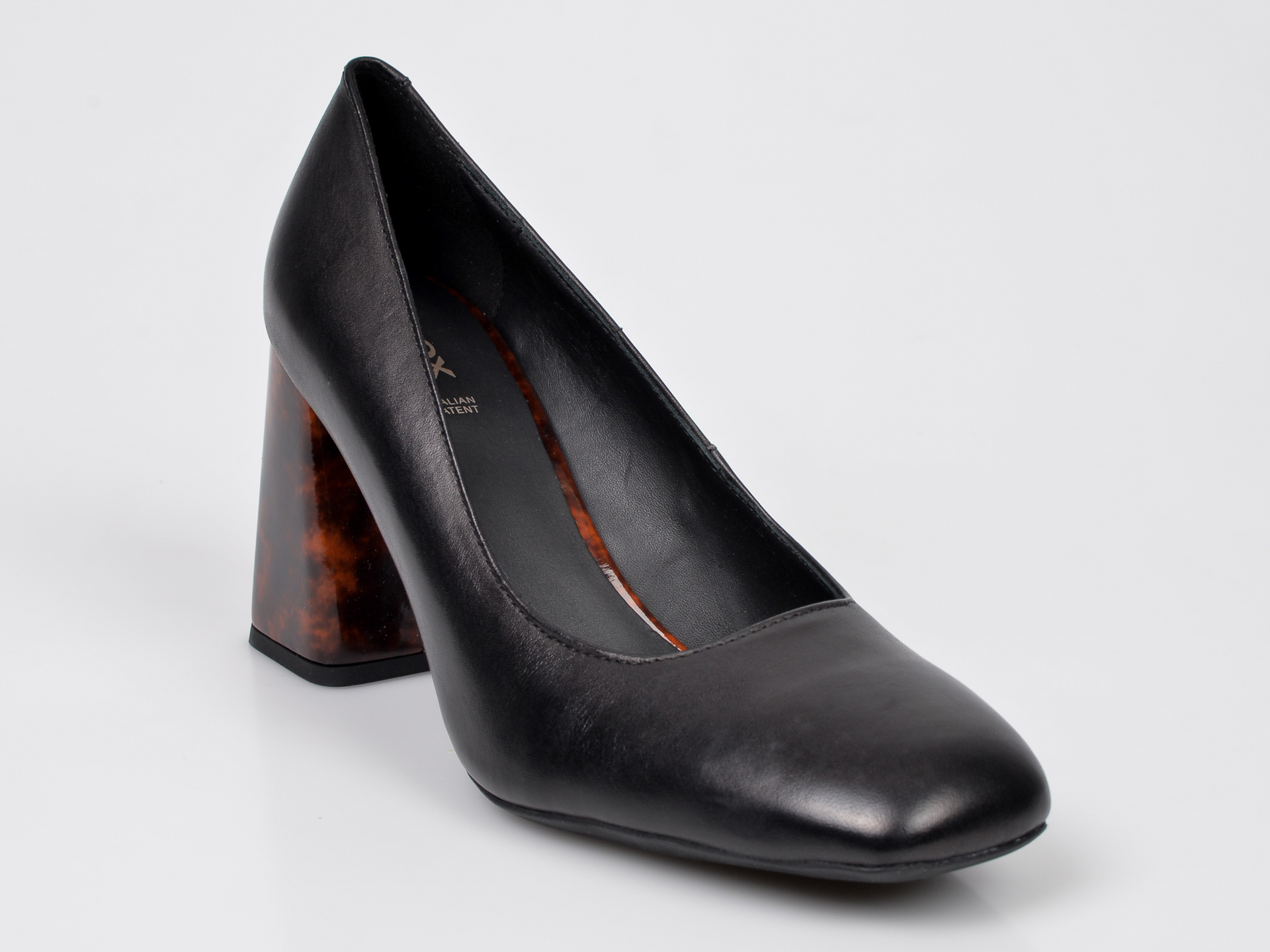 Pantofi GEOX negri, D94ERA, din piele naturala