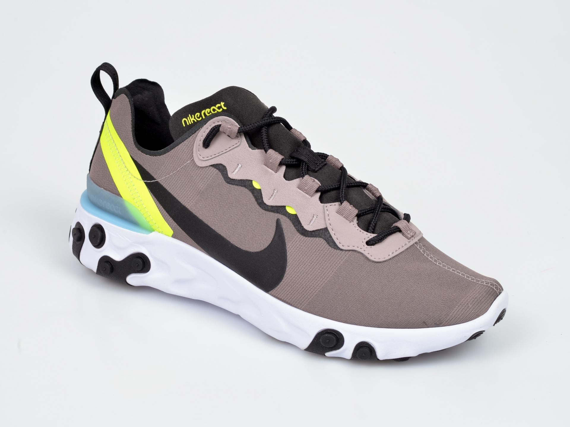 Pantofi sport NIKE maro, React Element 55, din material textil