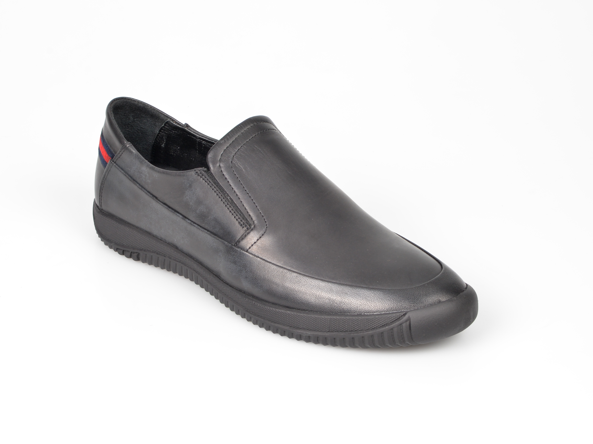 Pantofi OTTER negri, M5435, din piele naturala