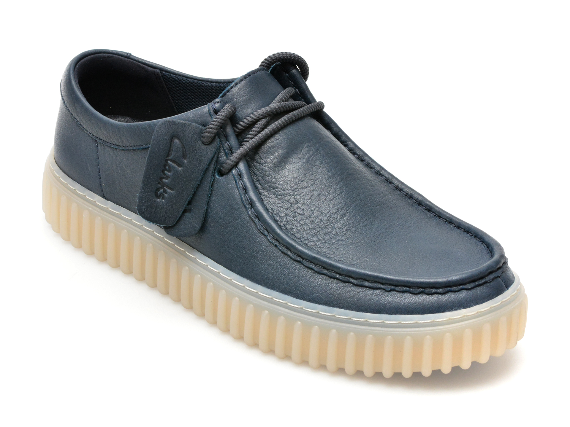 Mocasini casual CLARKS bleumarin, TORHILL LO, din piele naturala