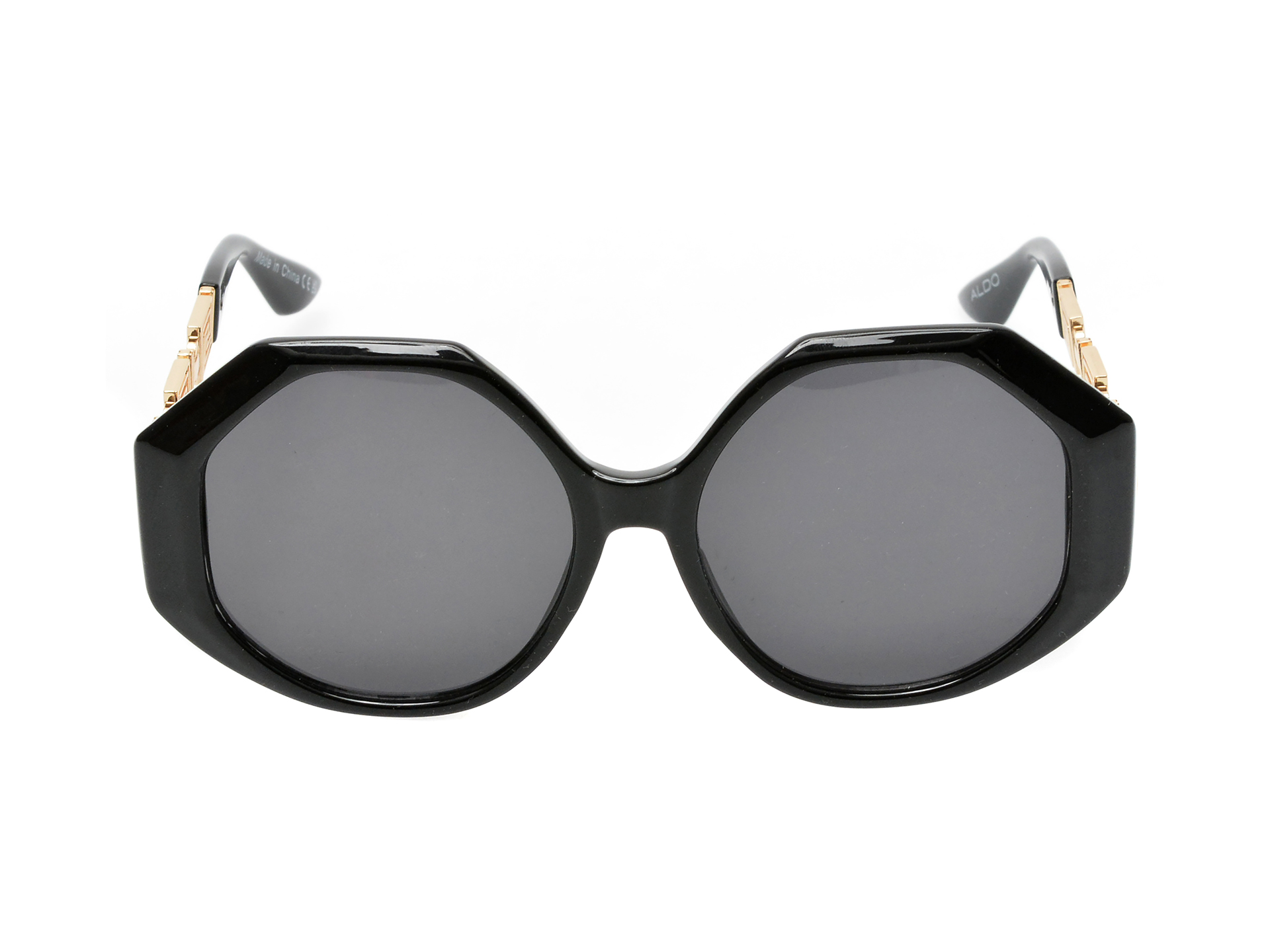 Ochelari de soare ALDO negri, 13376363, din pvc