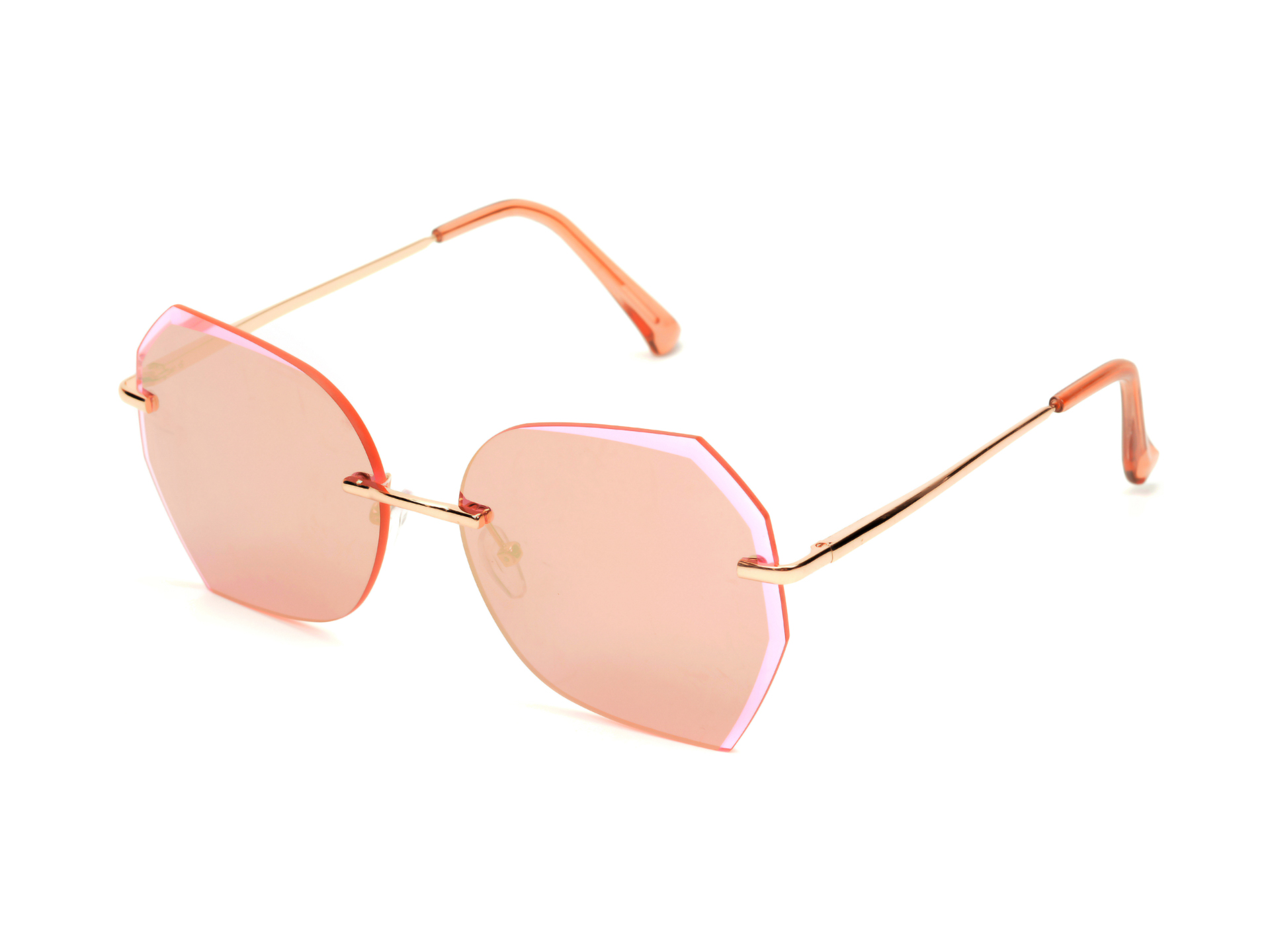 Ochelari de soare ALDO roz, Songbird653, din PVC