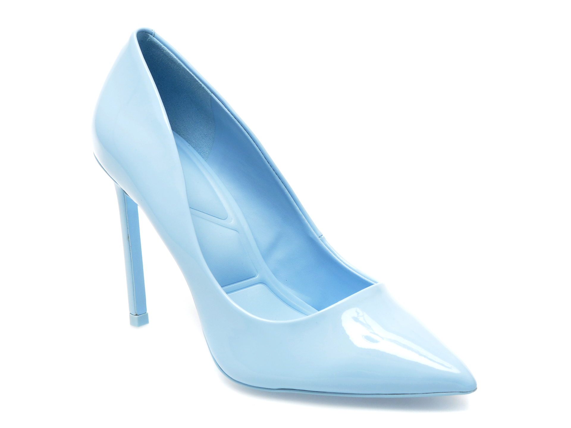 Pantofi ALDO albastri, STESSY2.0400, din piele ecologica lacuita /femei/pantofi imagine noua