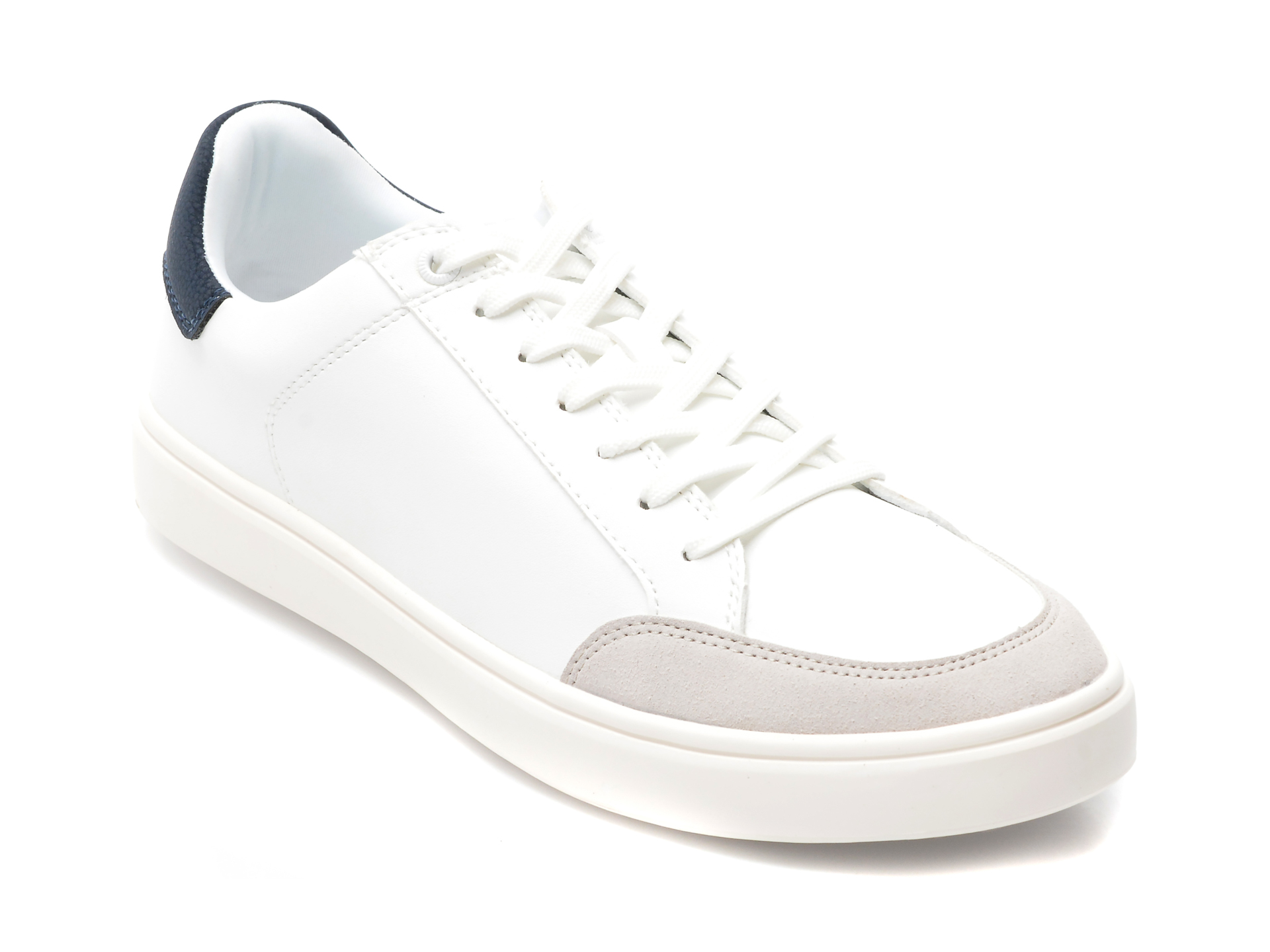 Pantofi ALDO albi, COURTSPEC110, din piele ecologica