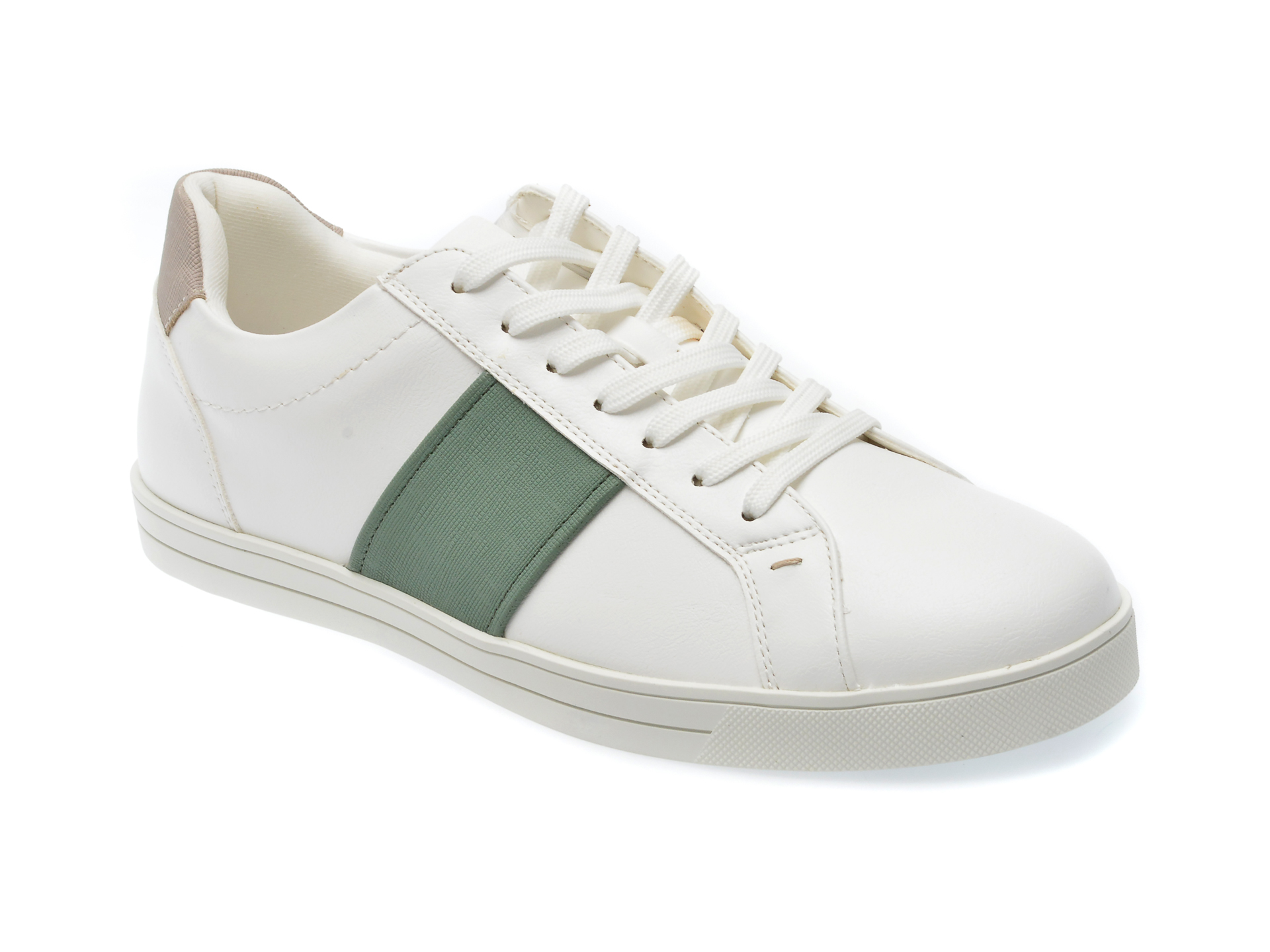 Pantofi ALDO albi, MONOSPEC110, din piele ecologica