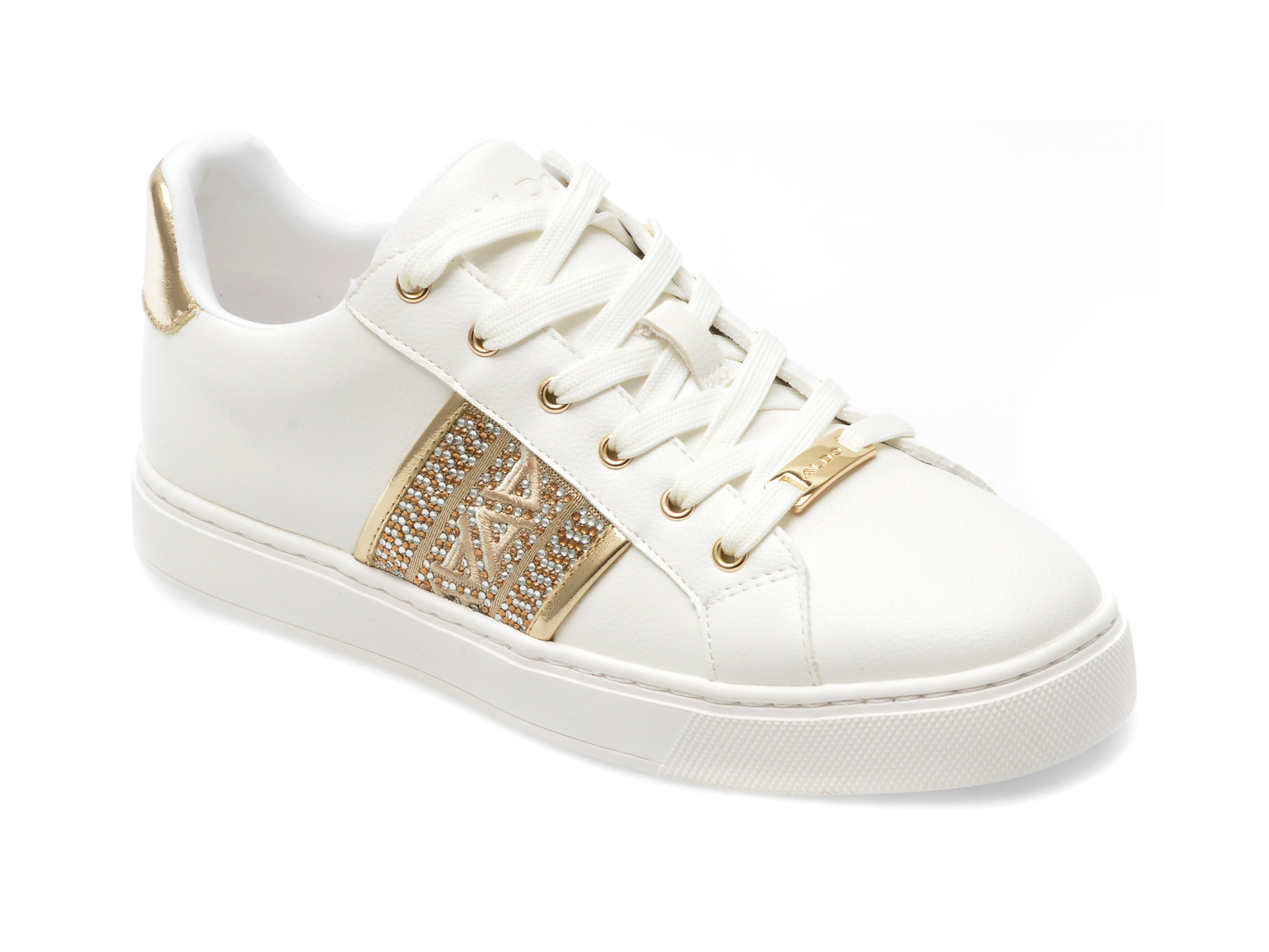 Pantofi ALDO aurii, PALAZZI711, din piele ecologica