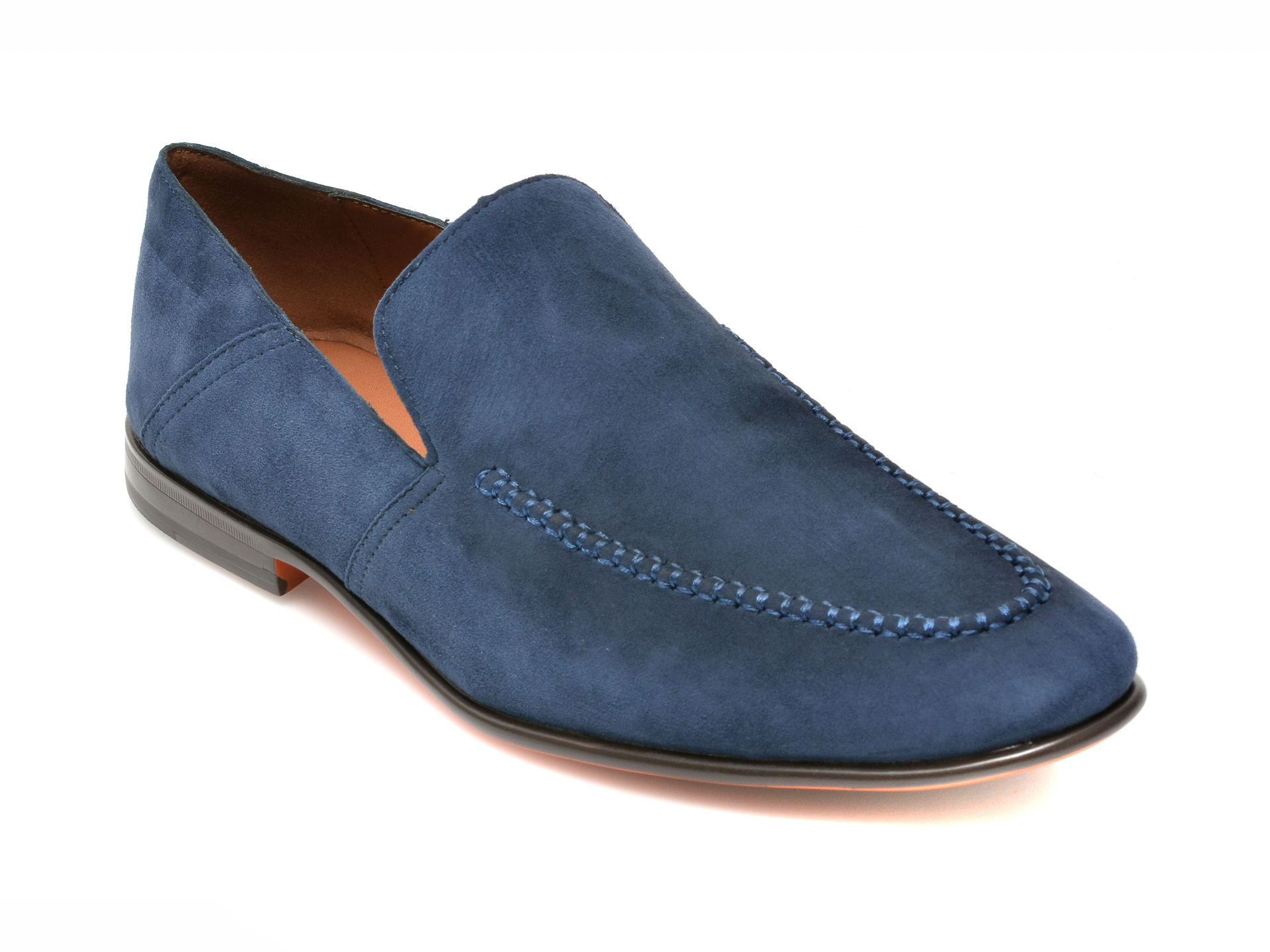 Pantofi ALDO bleumarin, SALAMAN410, din piele intoarsa Aldo