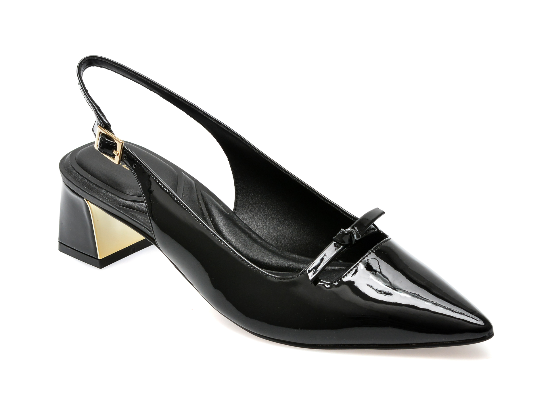 Pantofi ALDO negri, JANIETT001, din piele ecologica imagine noua