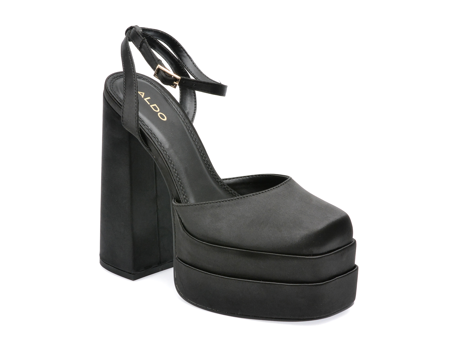 Pantofi ALDO negri, KERSAUDY001, din material textil /femei/pantofi imagine noua