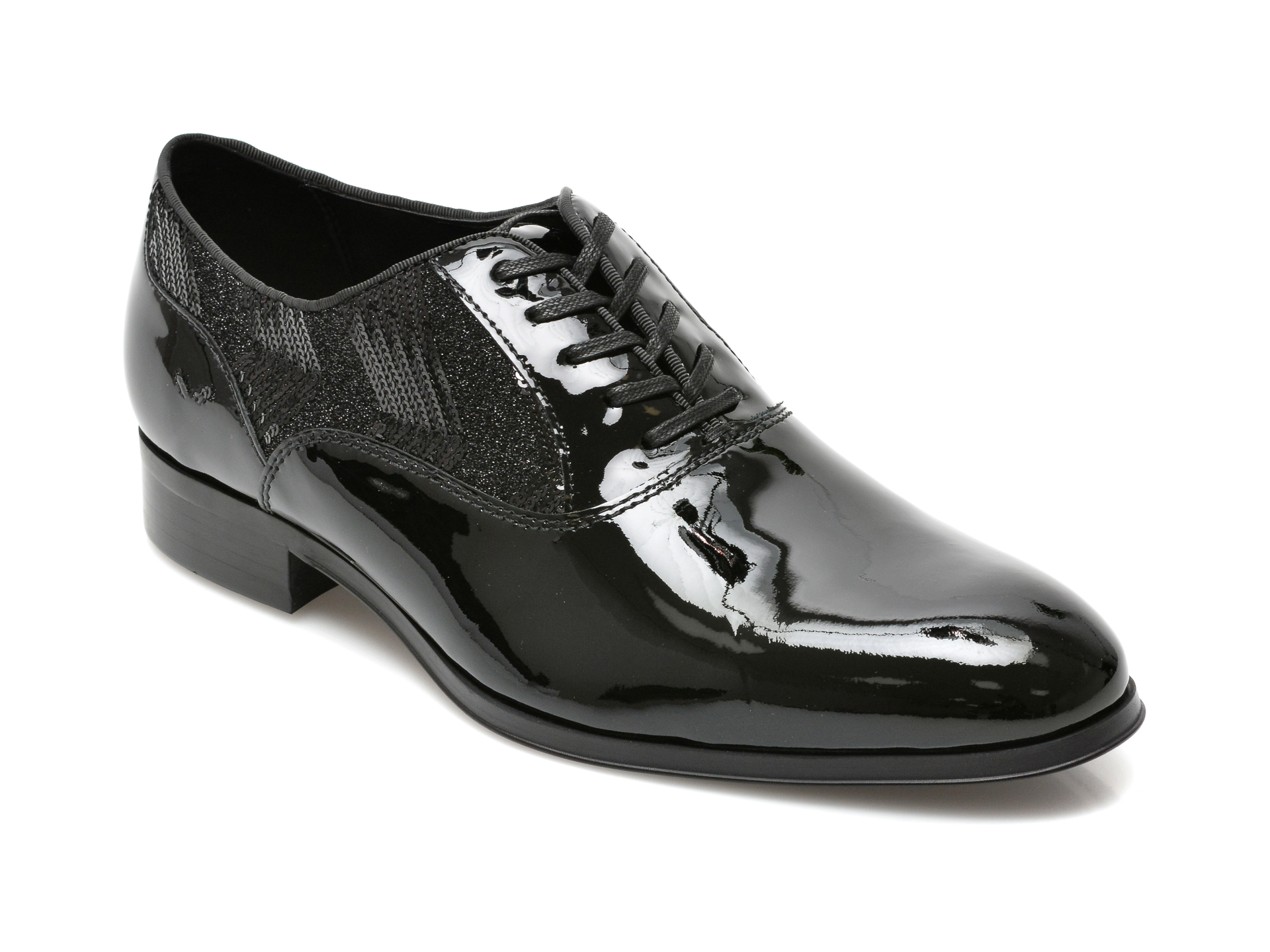 Pantofi ALDO negri, RIDGE004, din piele naturala lacuita 2023 ❤️ Pret Super tezyo.ro imagine noua 2022