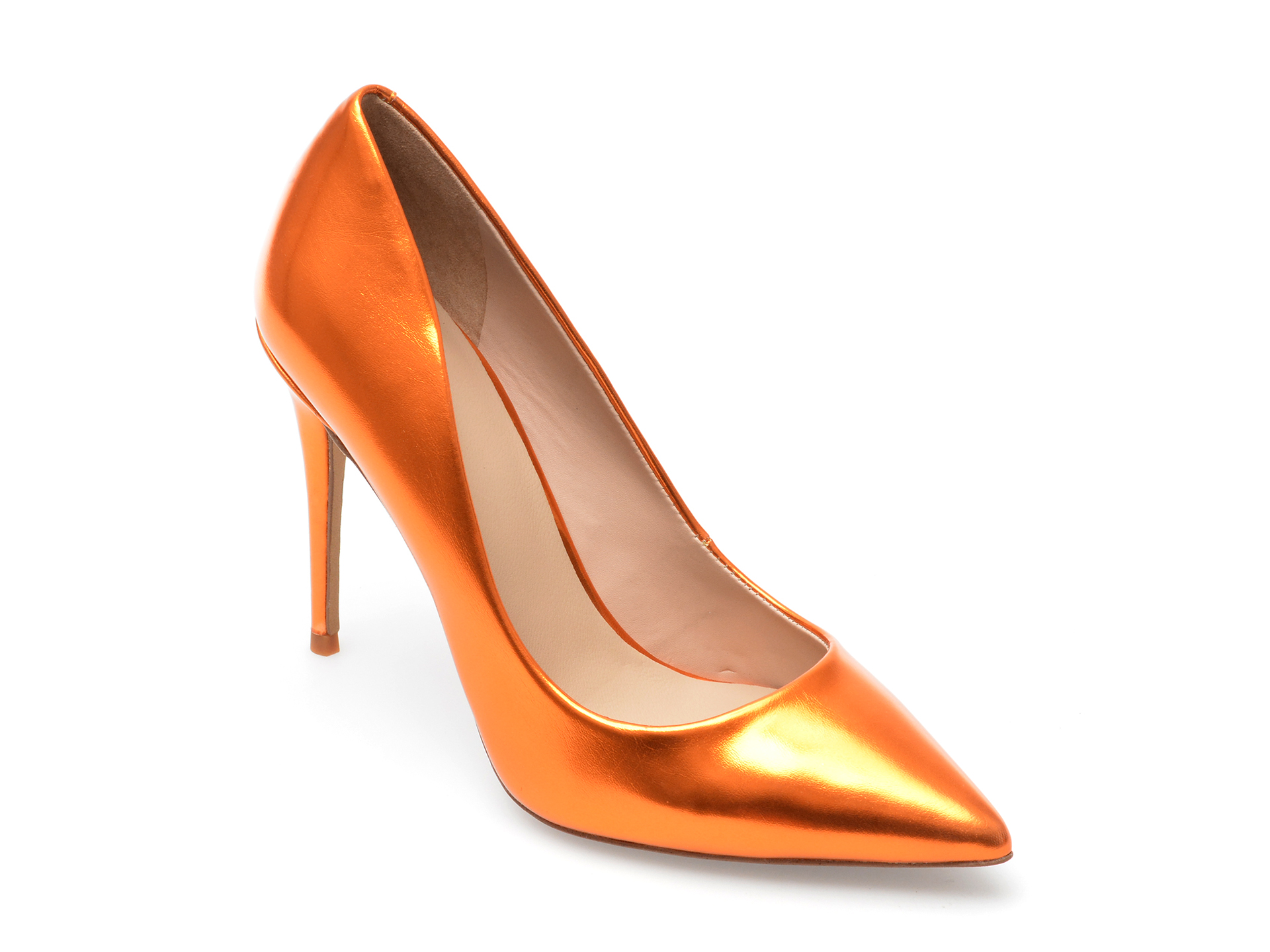 Pantofi ALDO portocalii, 13522706, din piele ecologica /femei/pantofi imagine noua