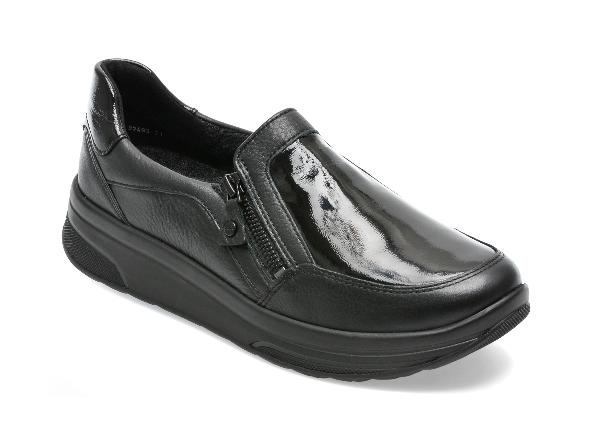 Pantofi ARA negri, 32493, din piele naturala /femei/pantofi imagine noua