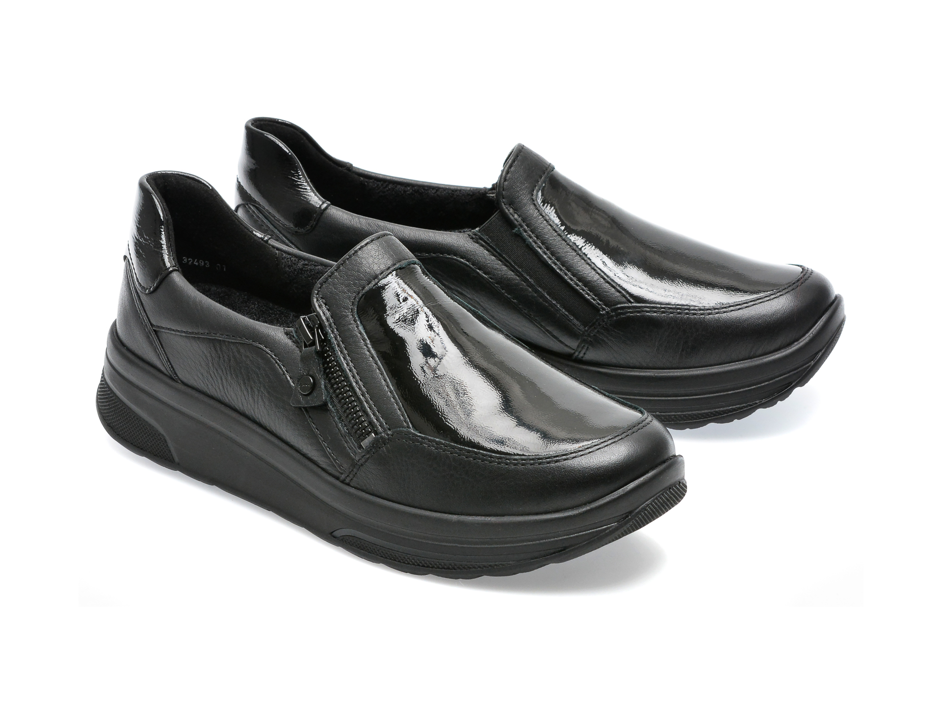 Poze Pantofi ARA negri, 32493, din piele naturala tezyo.ro