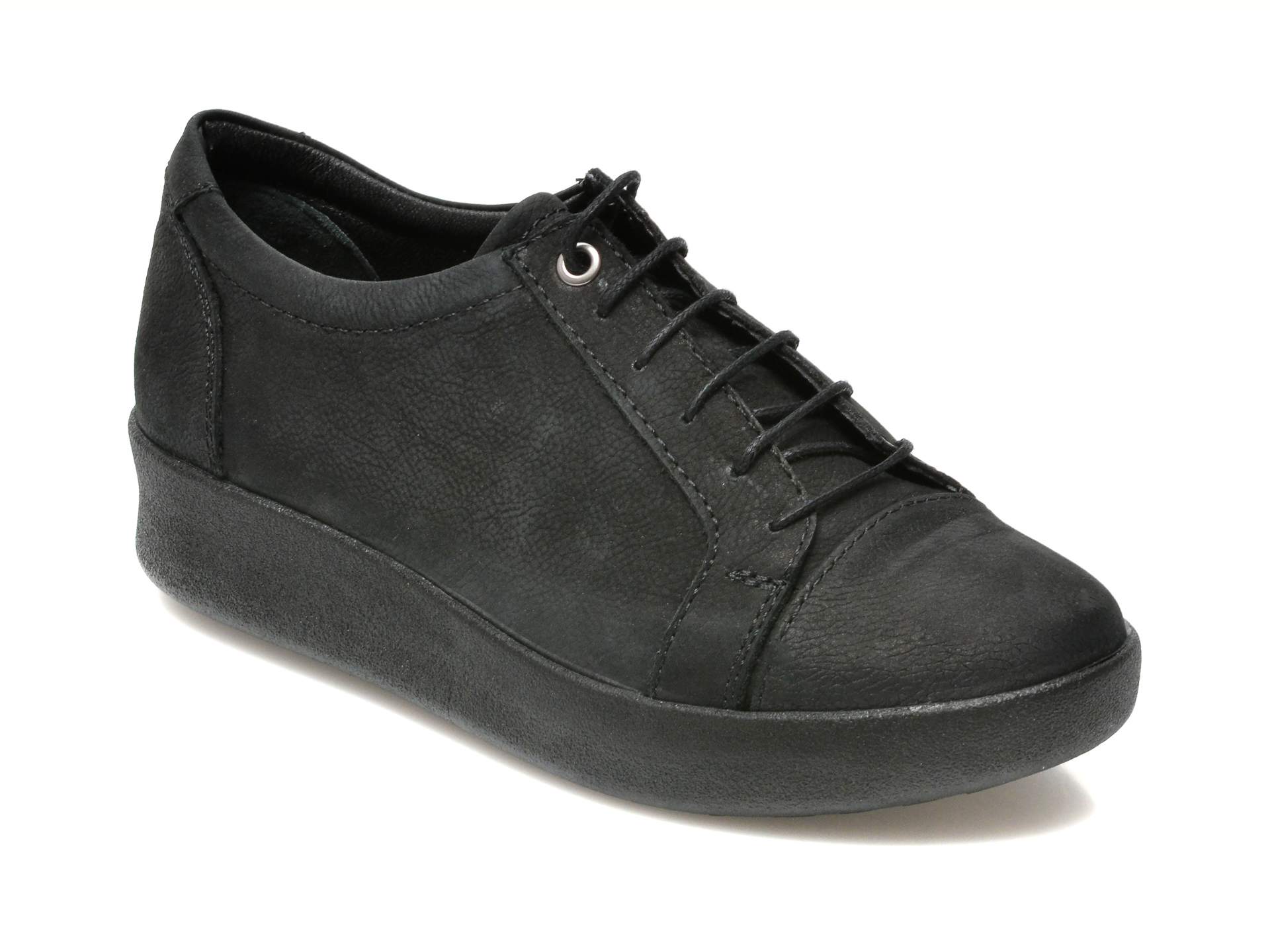 Pantofi AXXELLL negri, 2228, din nabuc AXXELLL imagine noua