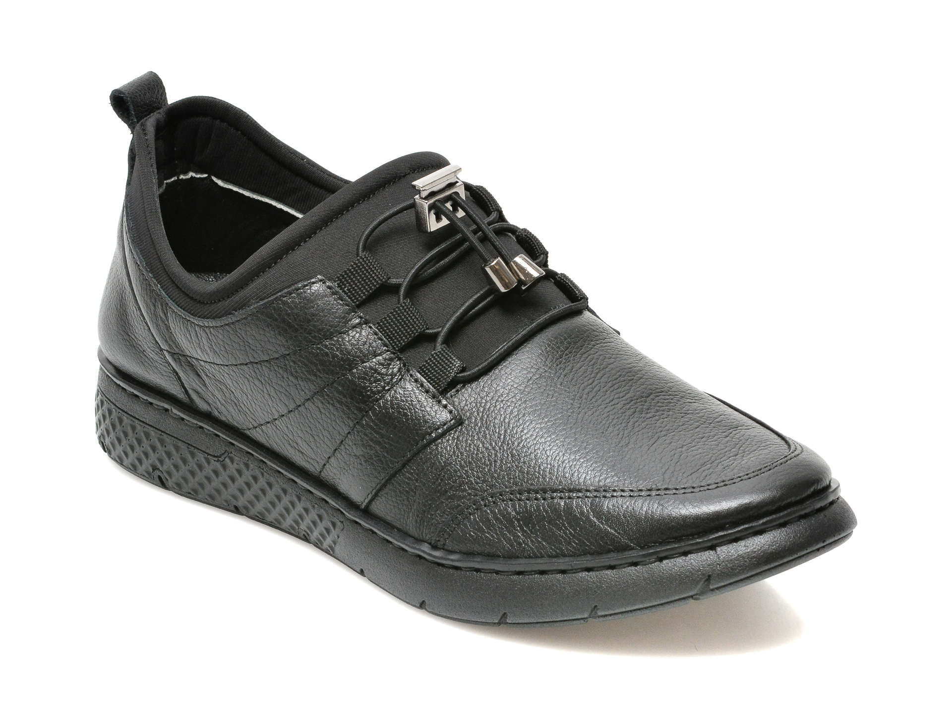 Pantofi AXXELLL negri, 2246, din piele naturala AXXELLL imagine noua