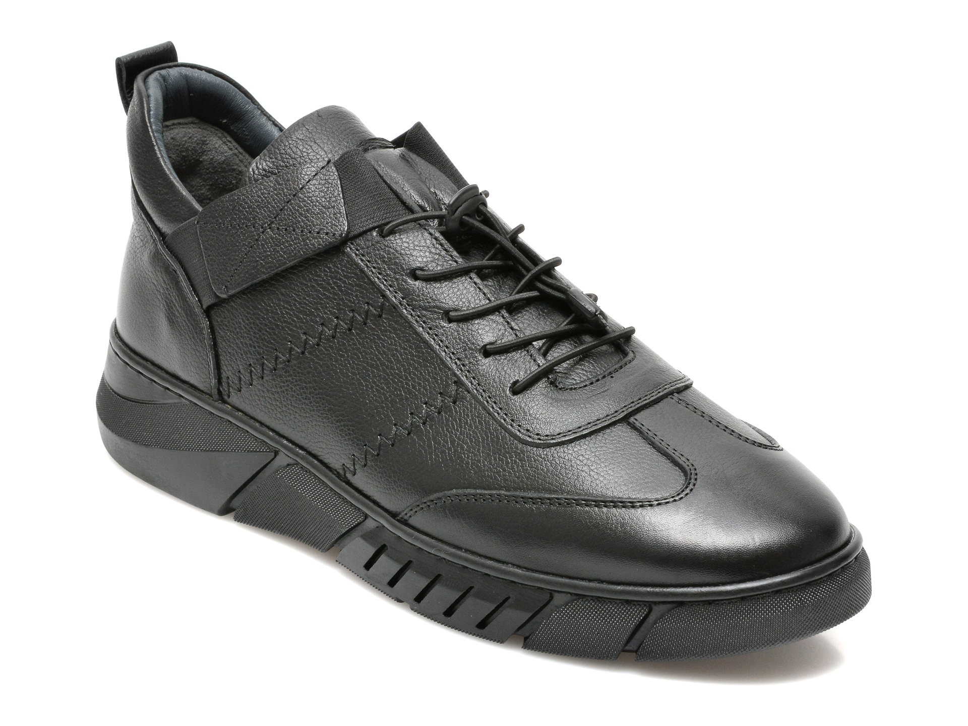 Pantofi BRAVELLI negri, 13055, din piele naturala BRAVELLI imagine reduceri