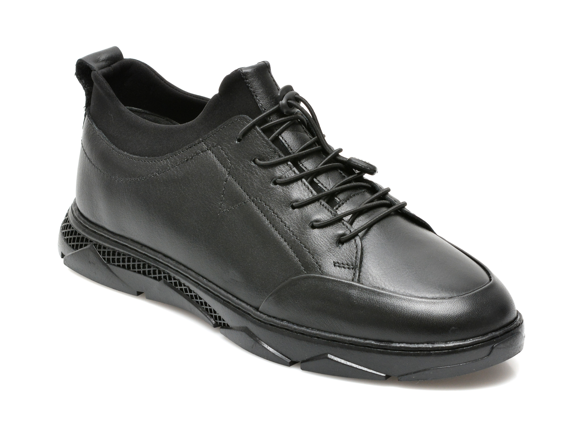 Pantofi BRAVELLI negri, 13074, din piele naturala barbati 2023-09-23