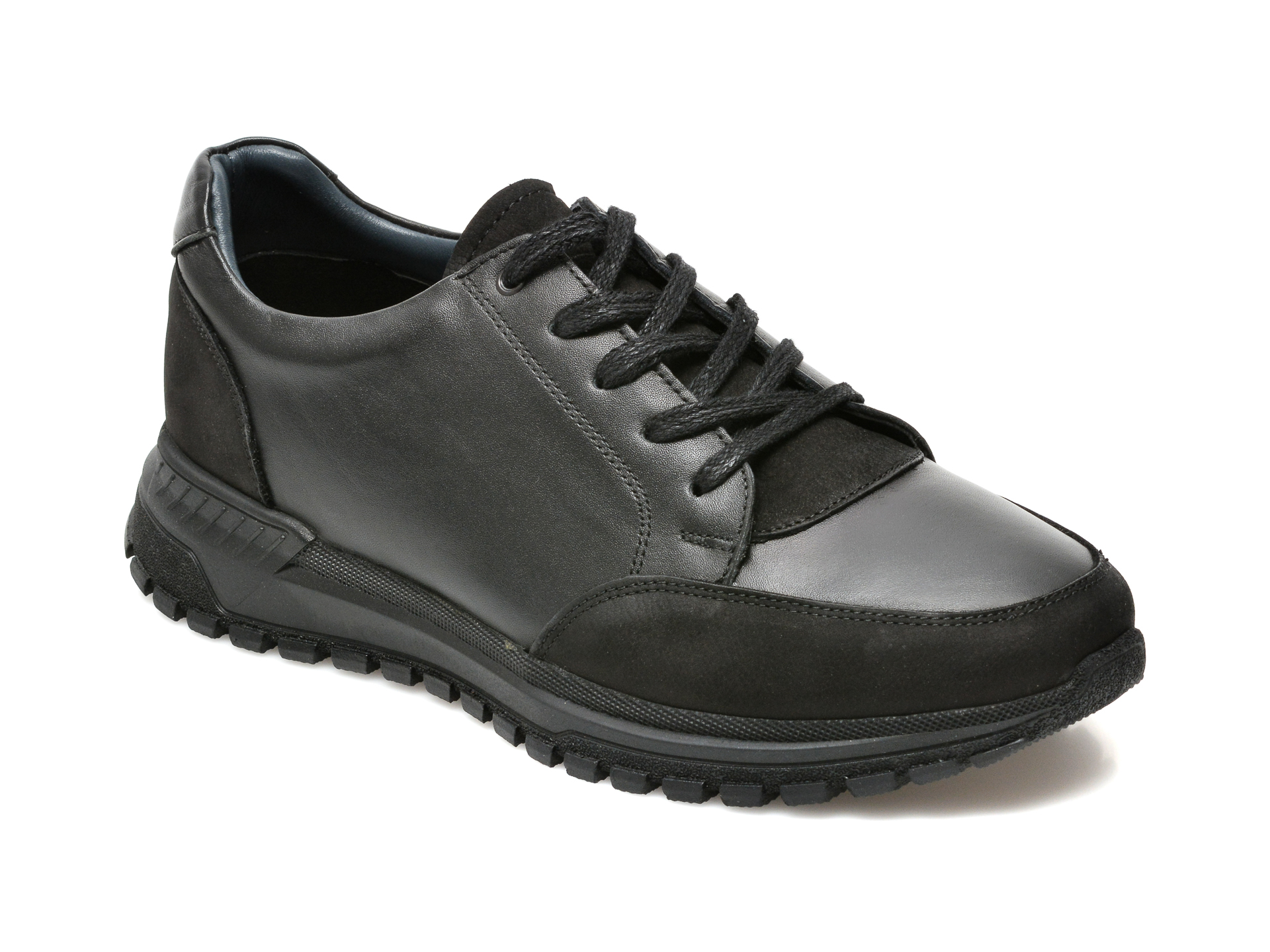 Pantofi BRAVELLI negri, 13081, din piele naturala