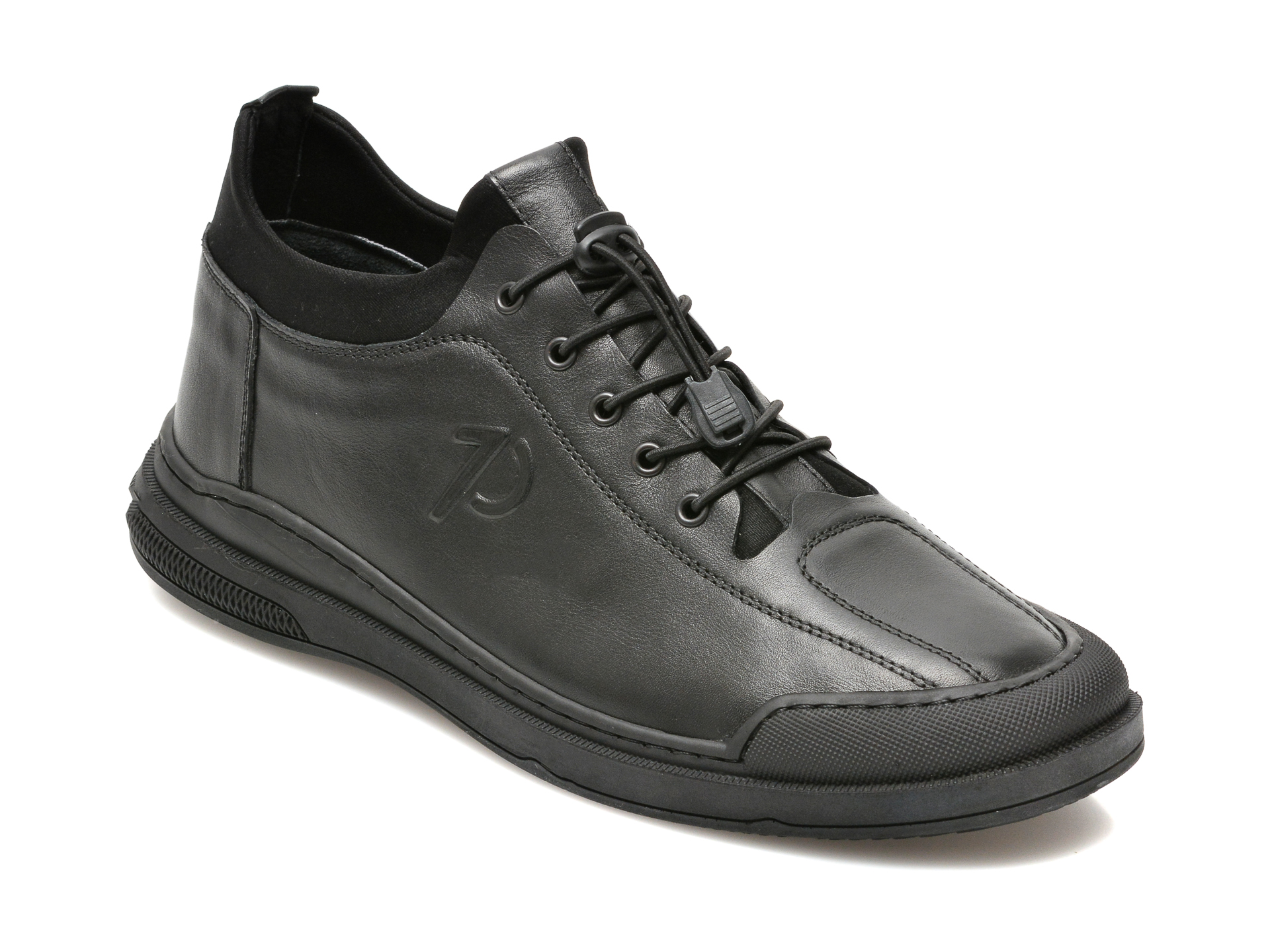 Pantofi BRAVELLI negri, 17410, din piele naturala