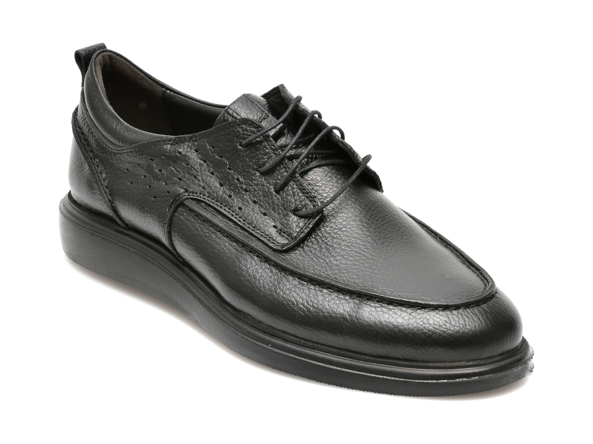 Pantofi BRAVELLI negri, 40103, din piele naturala