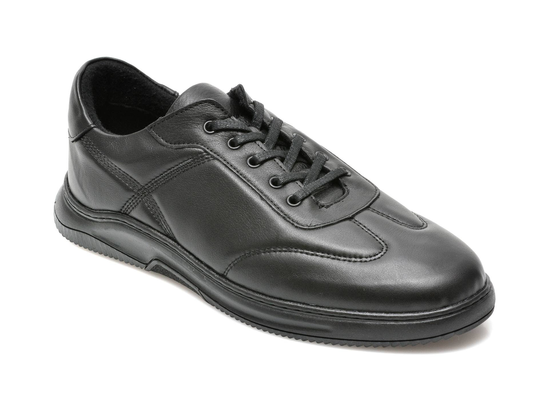 Pantofi BRAVELLI negri, 55208, din piele naturala