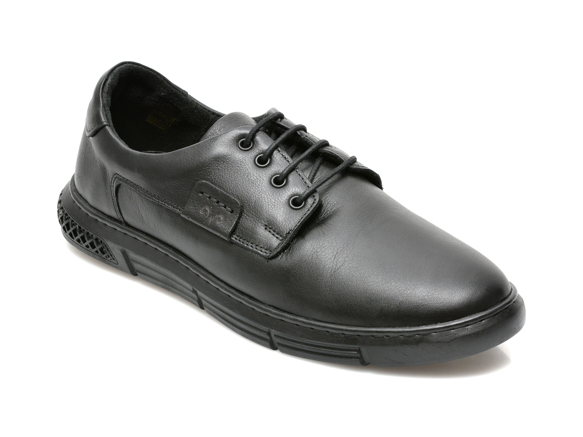 Pantofi BRAVELLI negri, 55602, din piele naturala Bravelli imagine noua 2022