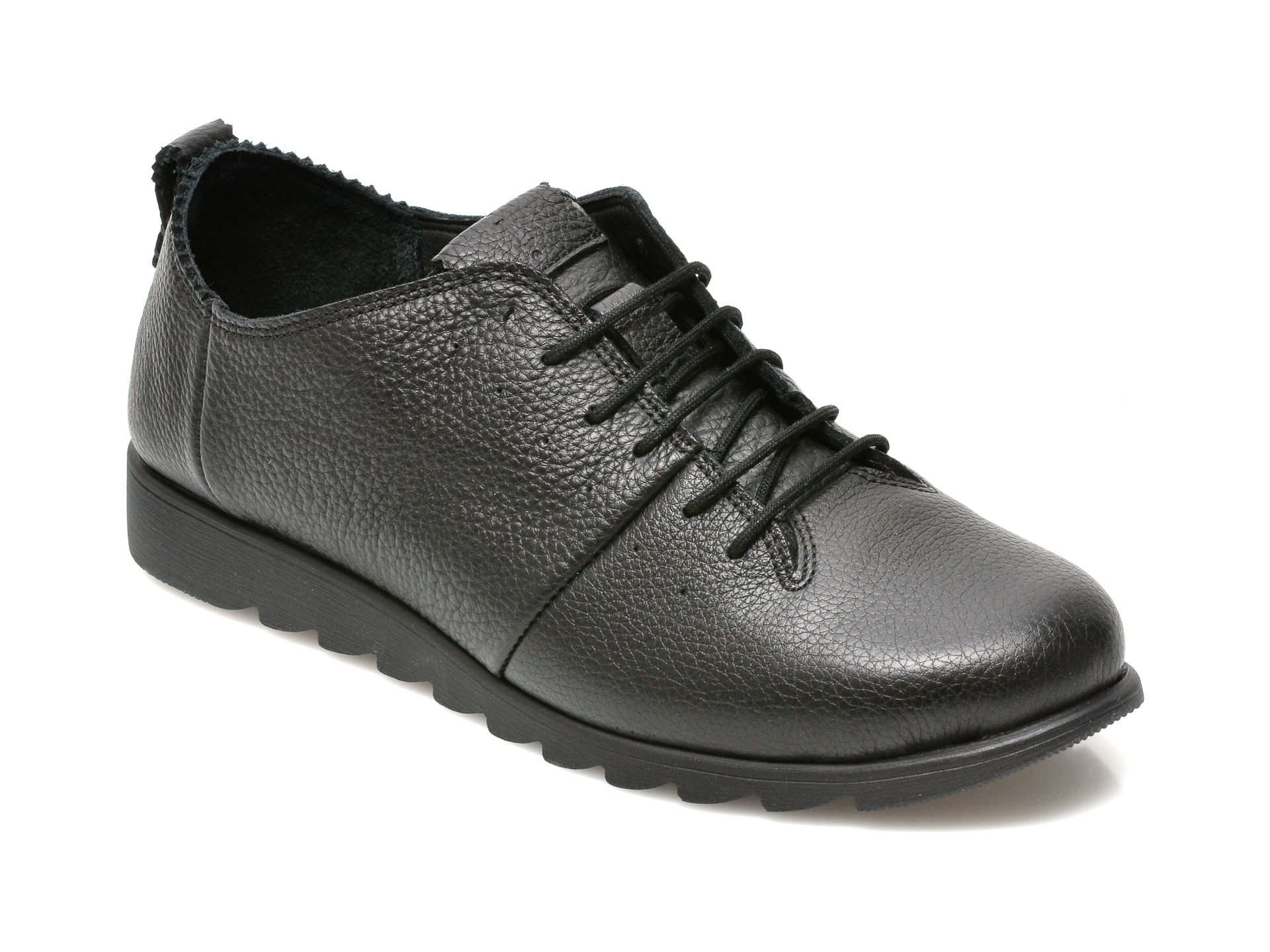 Pantofi BRAVELLI negri, 91171, din piele naturala INCI imagine noua
