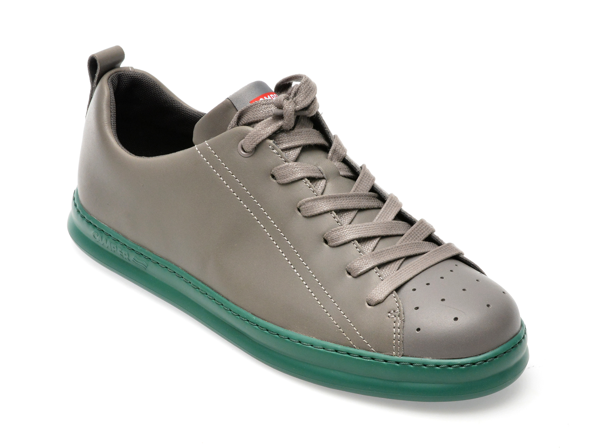 Pantofi CAMPER gri, K100226, din piele naturala Camper imagine noua 2022