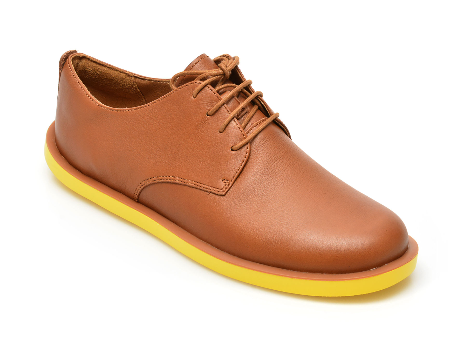 Pantofi CAMPER maro, K100669, din piele naturala Camper imagine noua 2022