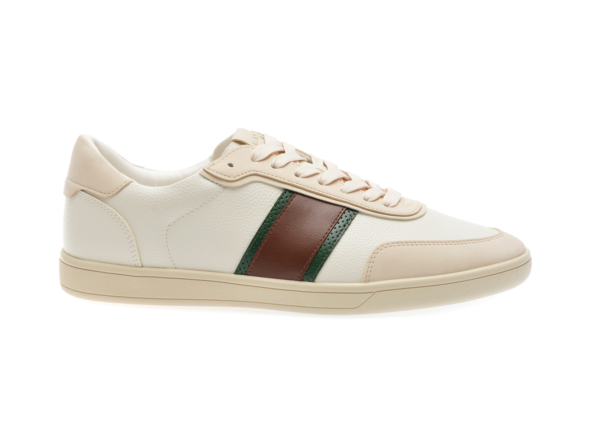 Pantofi casual ALDO albi, 13737396, din piele ecologica