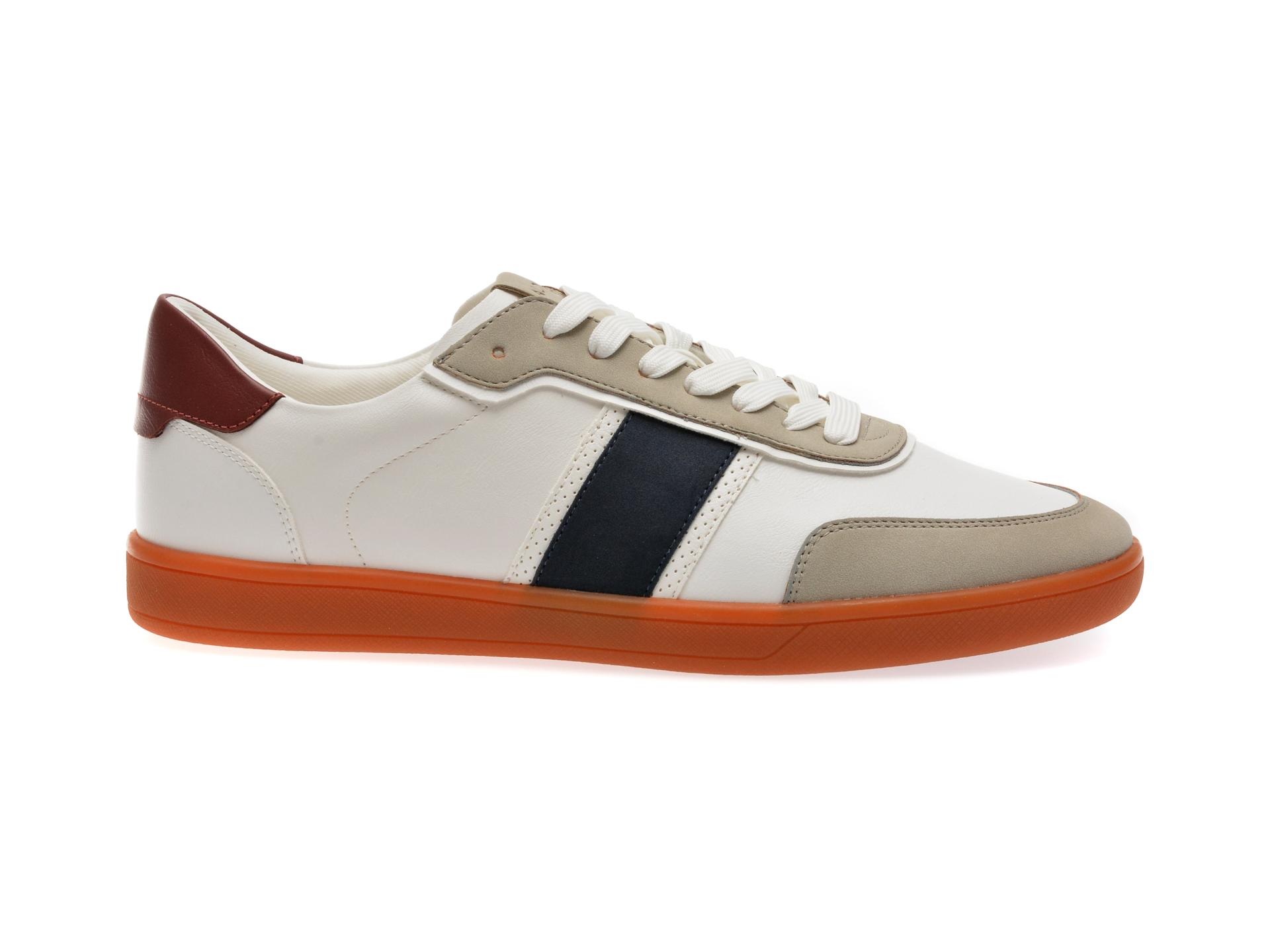 Pantofi casual ALDO albi, 13737398, din piele ecologica