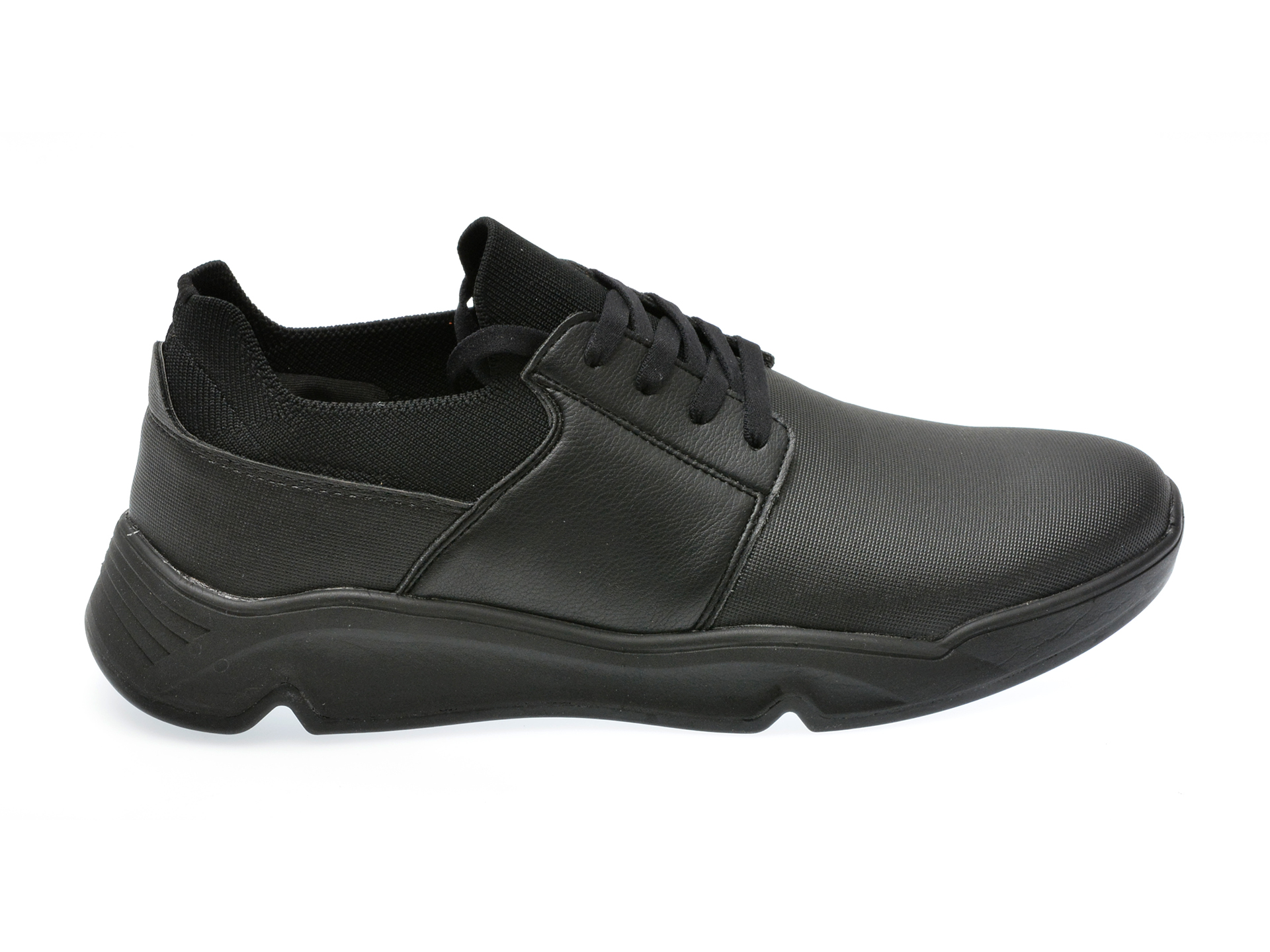 Pantofi casual ALDO negri, 13712982, din piele ecologica