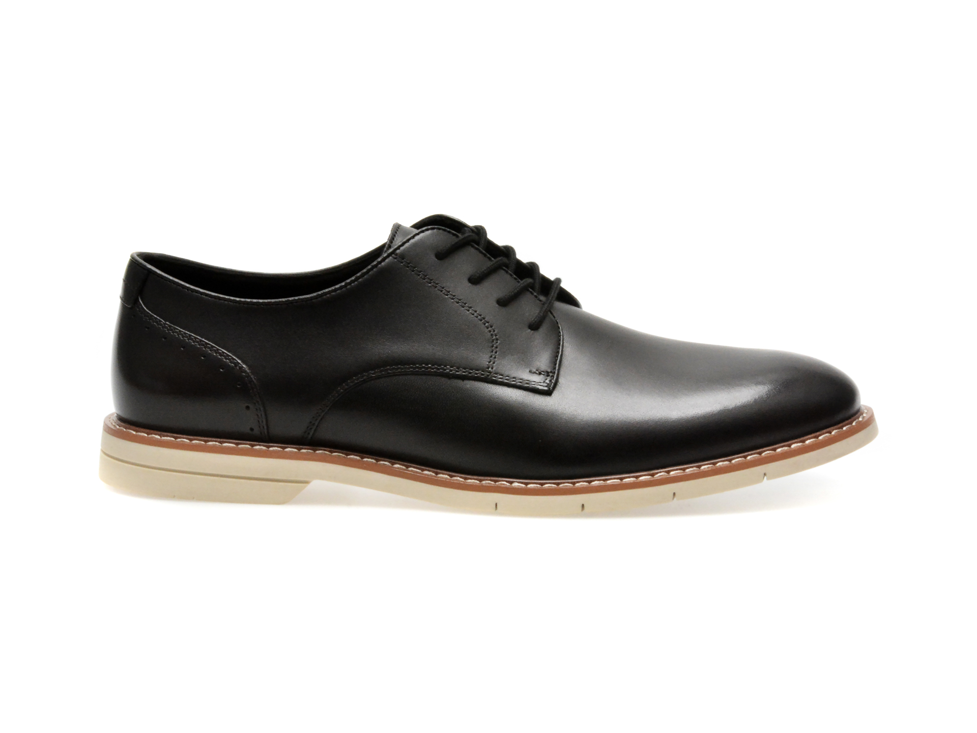 Pantofi casual ALDO negri, FARO0011, din piele naturala