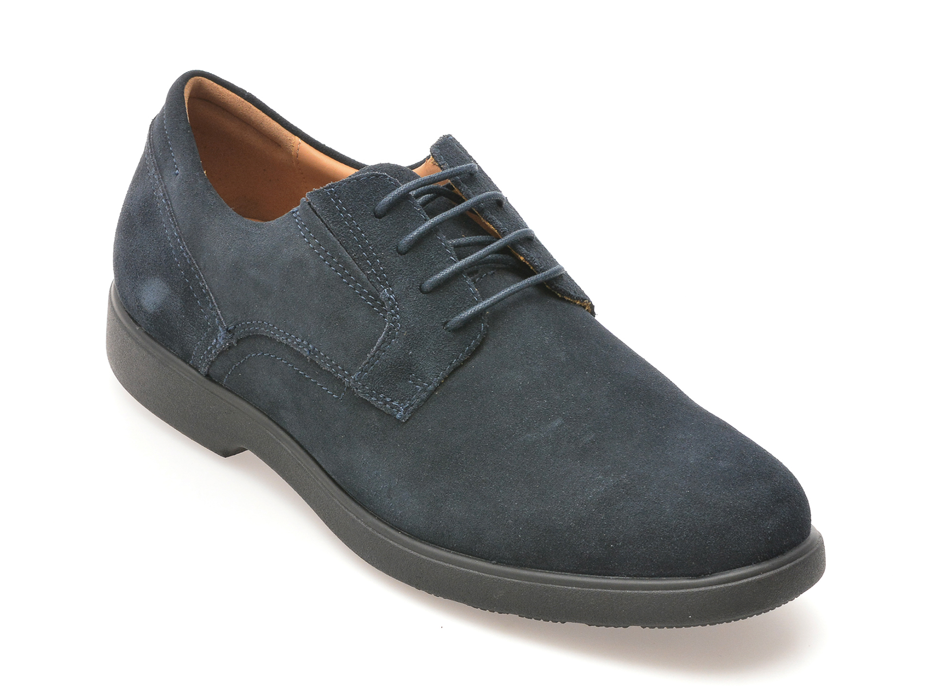 Pantofi casual GEOX bleumarin, U35EFA, din piele intoarsa