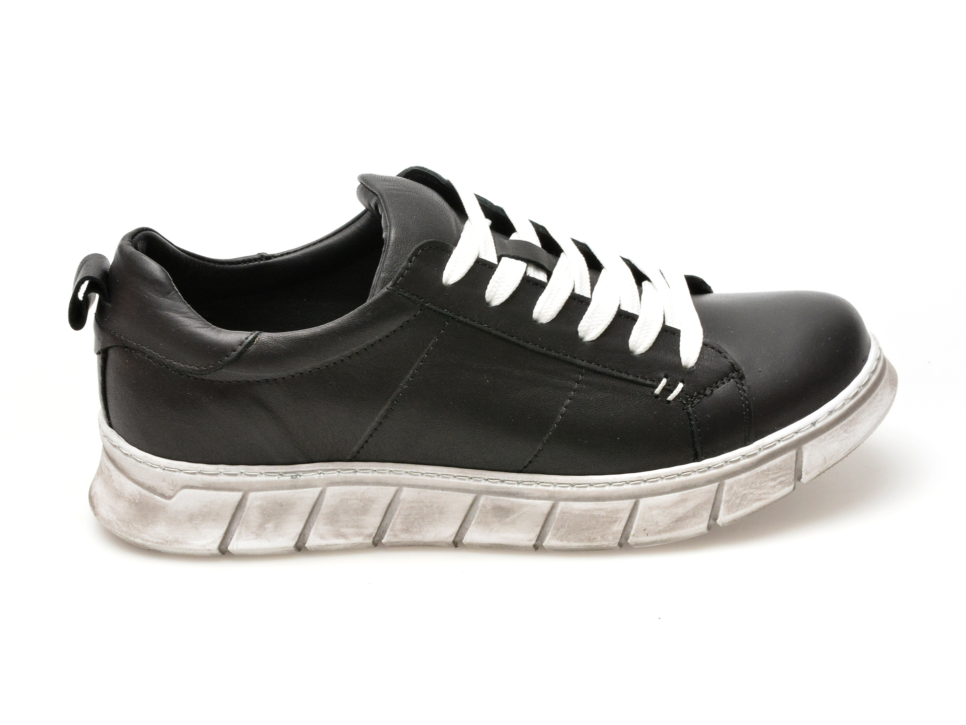 Pantofi casual GRYXX negri, 22104, din piele naturala