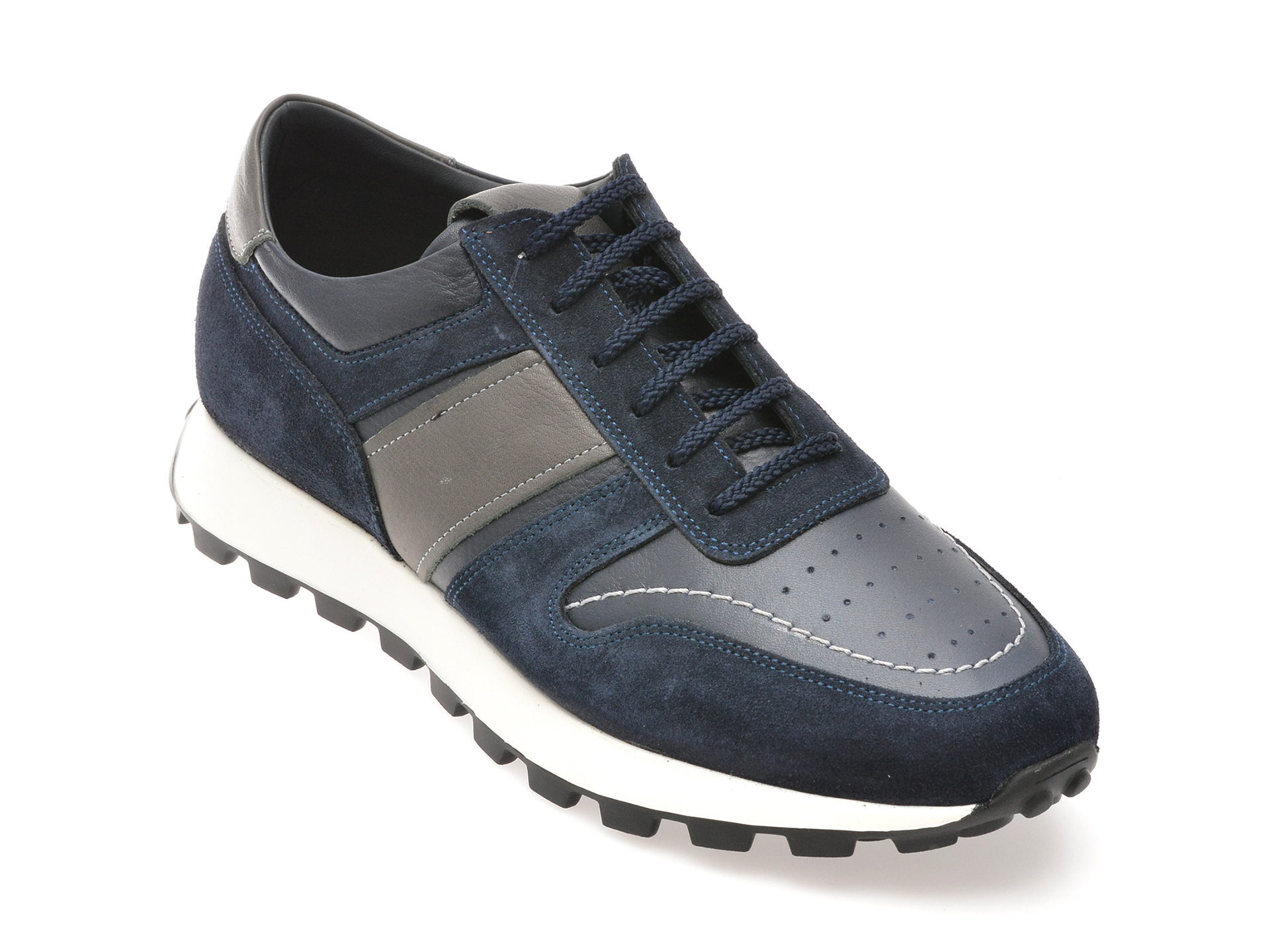 Pantofi casual OTTER bleumarin, 2224, din piele naturala