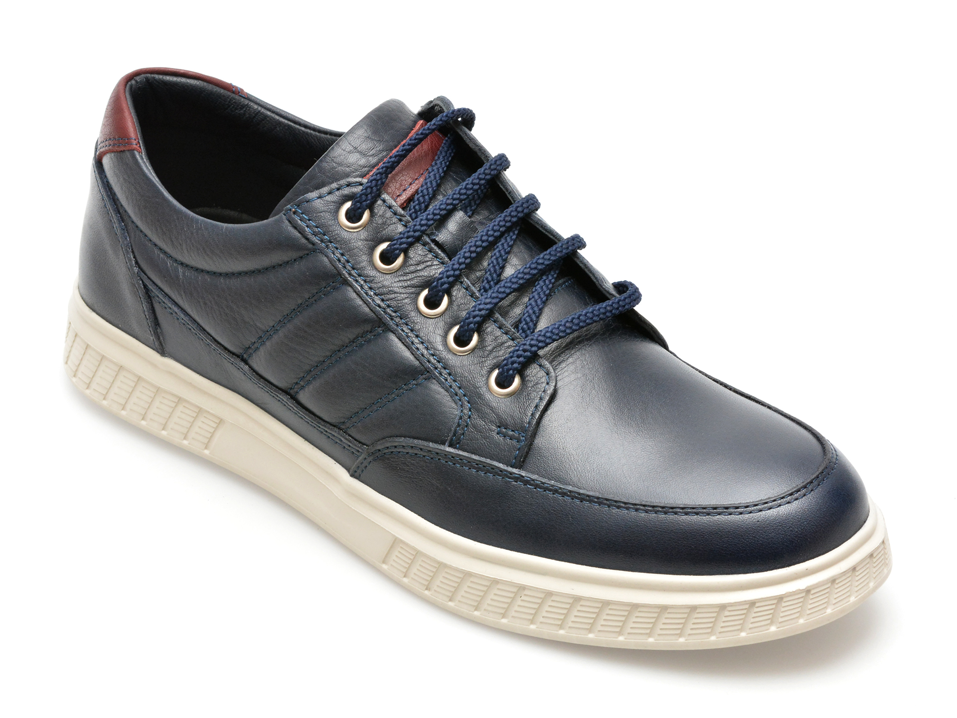 Pantofi casual OTTER bleumarin, EF4191, din piele naturala